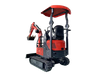 DW-15E 1500 کیلوگرم باتری لیتیوم الکتریک سطل خزنده کوچکترین میکرو مینی حفار بیل مکانیکی با کوپلر سریع