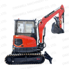 DW-40 خزنده مینی بیل مکانیکی 4 تن فروش داغ سیستم CE پایلوت ماشین ساخت باغ مزرعه