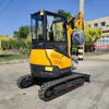 DW-30B 2.5ton Zero Tail حفار مطاطي قوي ذو مسار مطاطي للأراضي الزراعية
