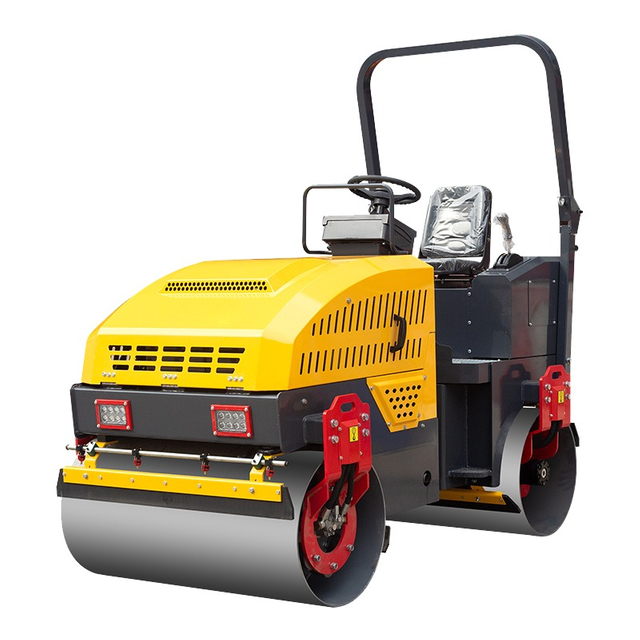 RDT-2.5T 2500 Kgs Tunggangan Penggelek Jalan Getaran Hidraulik Penuh 