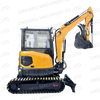 DW-40 خزنده مینی بیل مکانیکی 4 تن فروش داغ سیستم CE پایلوت ماشین ساخت باغ مزرعه