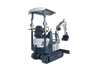DW-15E 1500 کیلوگرم باتری لیتیوم الکتریک سطل خزنده کوچکترین میکرو مینی حفار بیل مکانیکی با کوپلر سریع