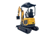 DW-18 1.8Ton Pilot Joystick حفار منزلي مدمج