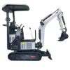 DW-15E 1500kgs Uchimbaji Ndoo ya Betri ya Li ya Umeme Ndogo Ndogo Zaidi na Kifaa cha Quick Coupler