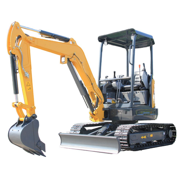 چرخش دم صفر DW-26S 2700 کیلوگرمی با بیل مکانیکی فشرده با لوله های کمکی