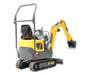 DW-12S 1200kgs Berkualitas Tinggi Dengan Sertifikat TUV Compact Excavator Untuk Lingkungan Perkotaan