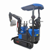 စိုက်ပျိုးရေးအတွက် DW-13B 1100KG Crawler Hydraulic Micro Excavator