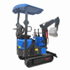 စိုက်ပျိုးရေးအတွက် DW-13B 1100KG Crawler Hydraulic Micro Excavator