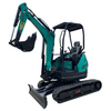 DW-30B Tochalt&oacute;ir Mini Rian Rubair Cumhachtach 2.5ton Zero Tail Do Thalamh Feirme