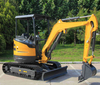Kompaktn&iacute; rypadlo DW-26S 2700kgs Zero-tail Swing s pomocn&yacute;m potrub&iacute;m