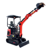 DW-10PRO 1000KG Nuovo grande spazio Controllo micro escavatore su entrambi i lati
