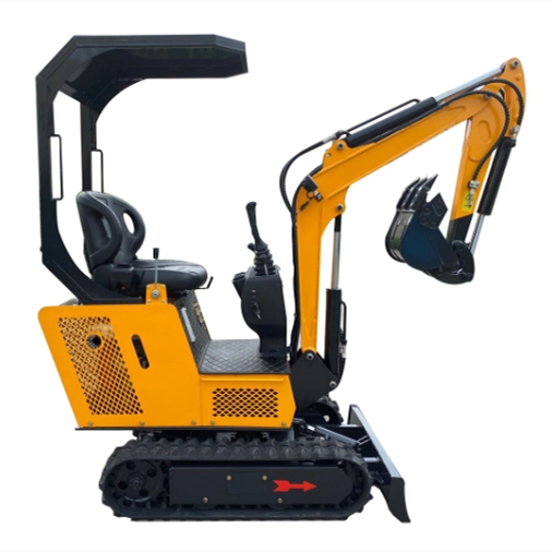 DW-10A 850kg 7Kw la miniexcavadora amarilla m&aacute;s barata para el hogar