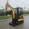 DW-20 1,8 ton multifunksie met kajuit-minigraafmasjien vir konstruksie