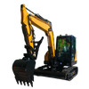DW-60 Mașină de construcție de 6 tone Mini excavator compact compact