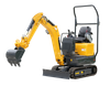 DW-12S 1200kgs Berkualitas Tinggi Dengan Sertifikat TUV Compact Excavator Untuk Lingkungan Perkotaan
